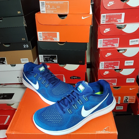 NIKE FREE ROYAL BLUE WOMEN'S US SIZE 8.5 BRAND NEW IN BOX - Picture 8 of 9